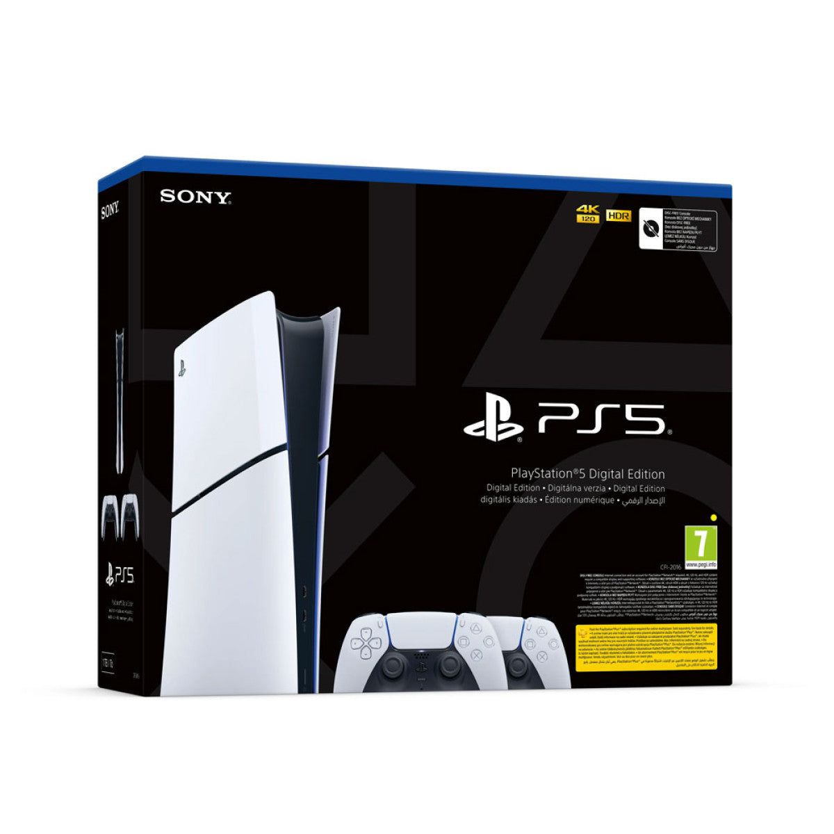PlayStation 5 Console - Slim Digital Edition and Extra Controller PlayStation 5 Console - Slim Digital Edition and Extra Controller